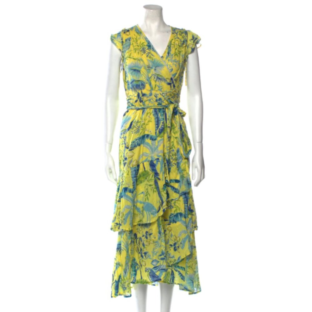 Banjanan Yellow Wrap Dress